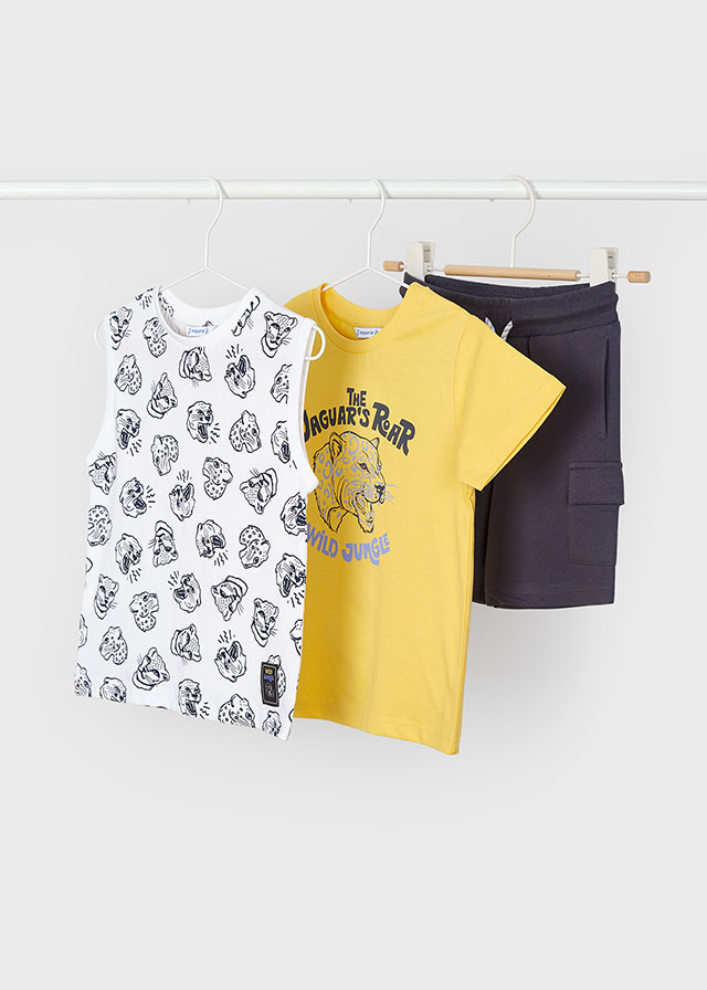 Купити - Комплект футболка майка шорти 3од. Mayoral  03604-92