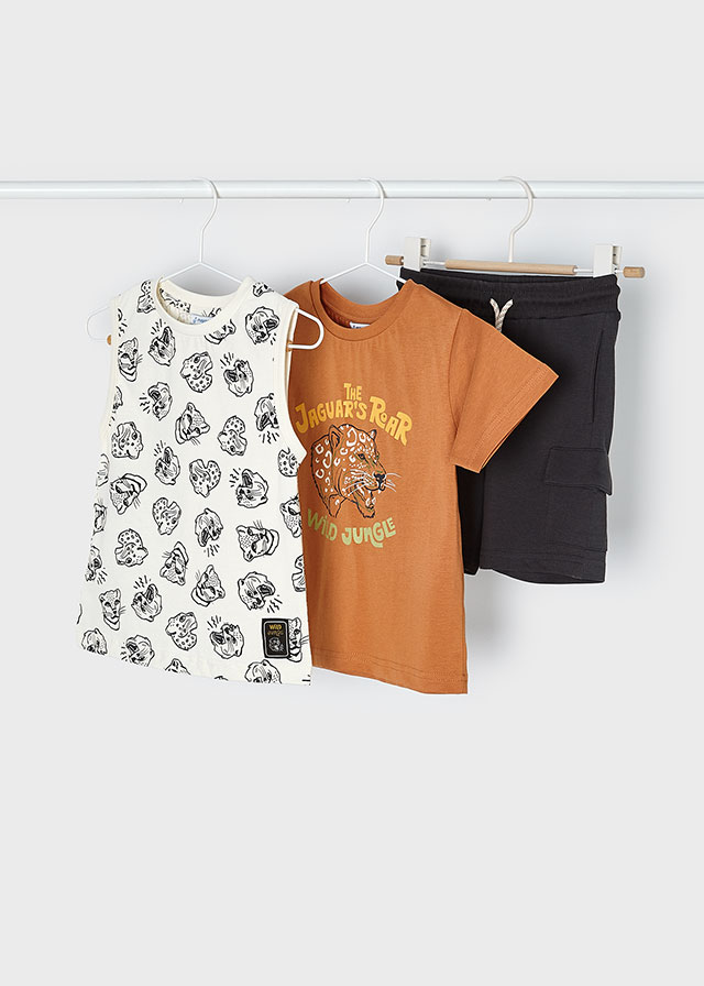 Купити - Комплект футболка майка шорти 3од. Mayoral  03604-91