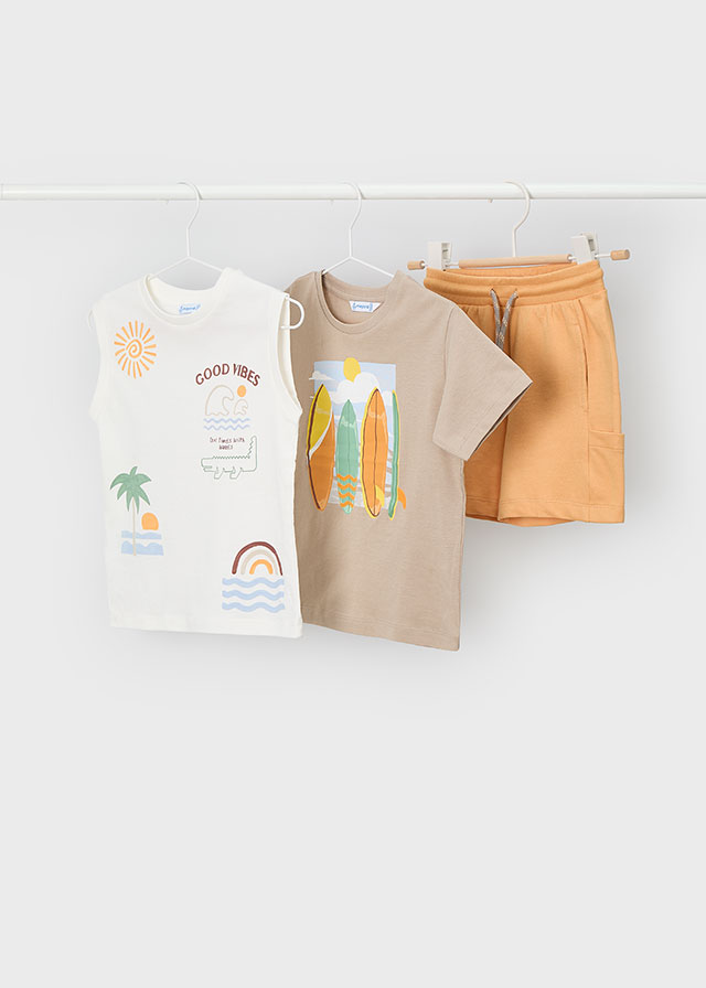 Купити - Комплект шорти, майка, футболка Mayoral 03603-27