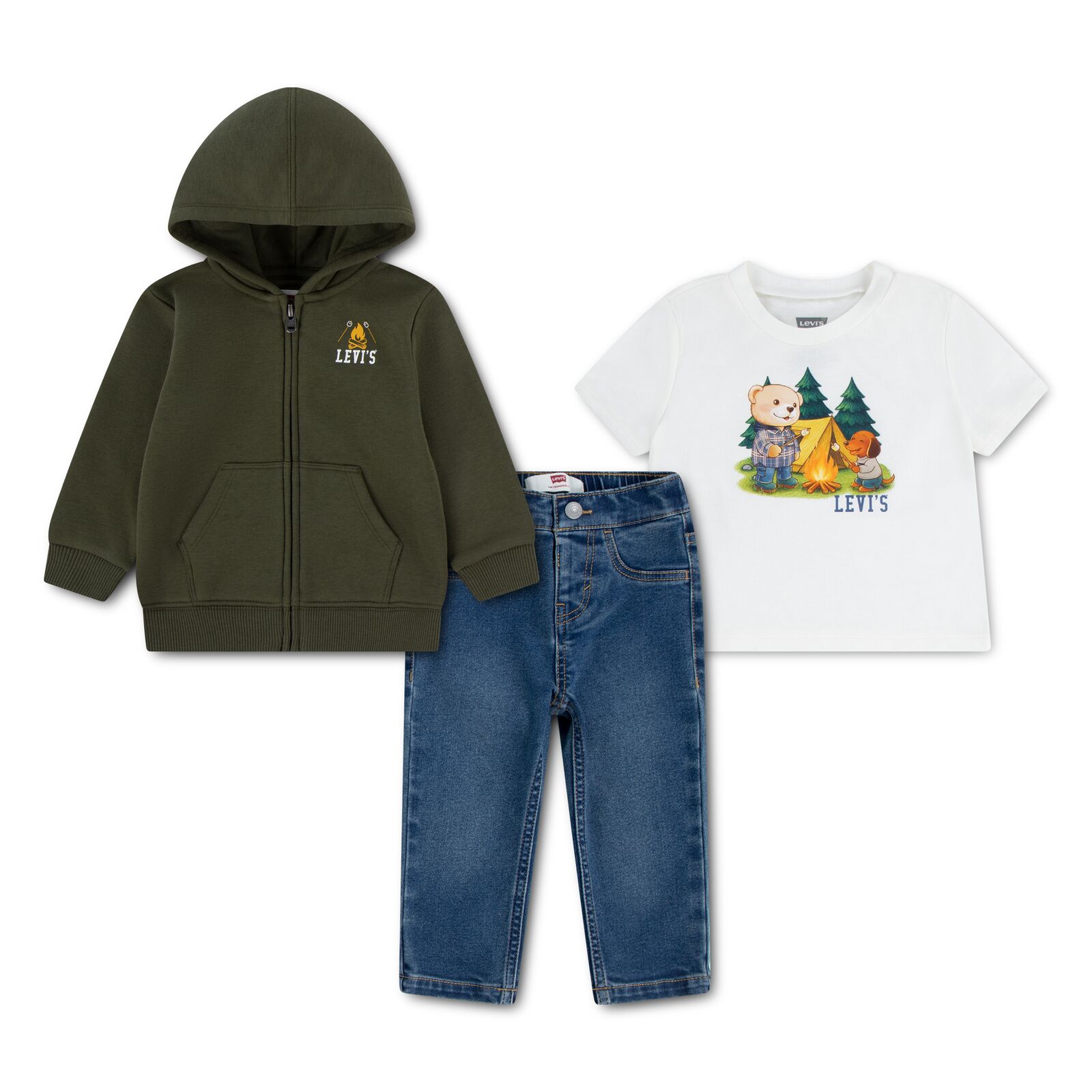 Купити - Комплект худі штани футболка Levi's 6ER558-E3V